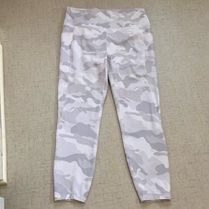RBX Grey & White Camouflage Yoga Leggings